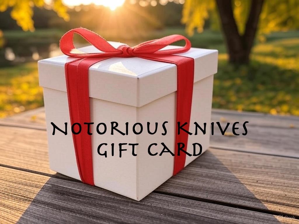Notorious Knives Gift Card